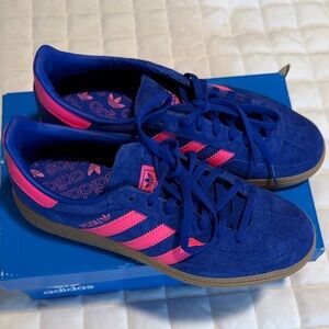 Adidas Royal Blue and Hot Pink Trainers